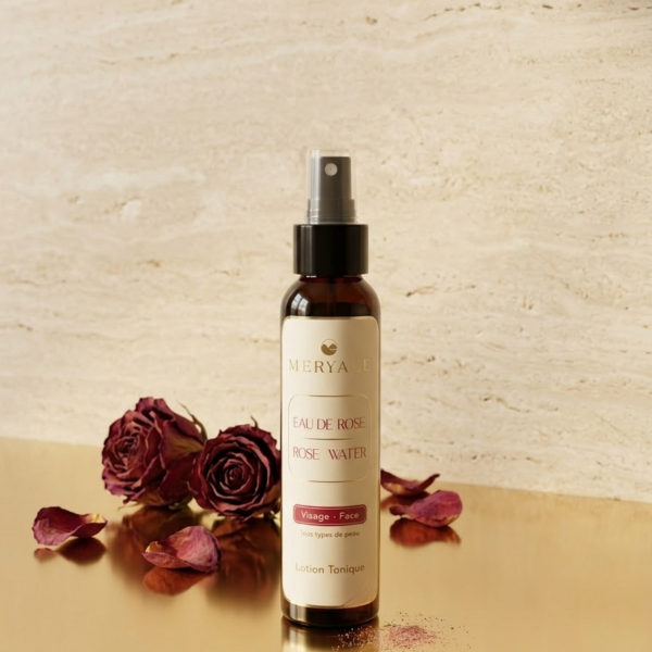Lotion Tonique à L'eau de Rose- Douceur & Éclat